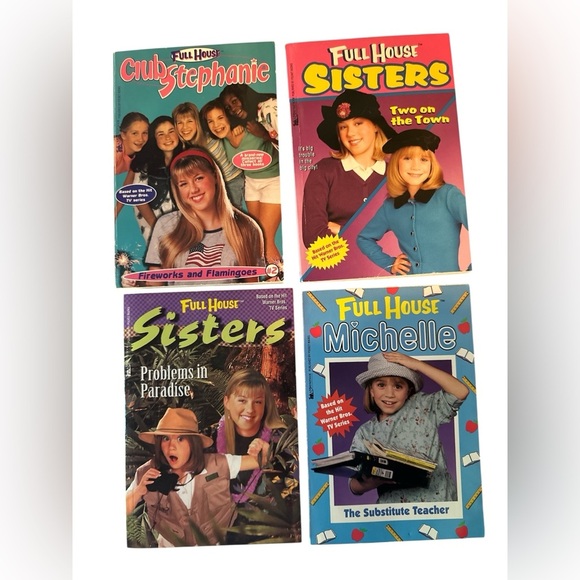 FULL HOUSE Michelle/Stephanie Lot Of 4 Paperbacks TV Series 90's - Picture 1 of 3